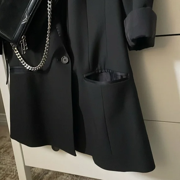 AllSaints Aiers Blazer in Black US 4 - Picture 7 of 16